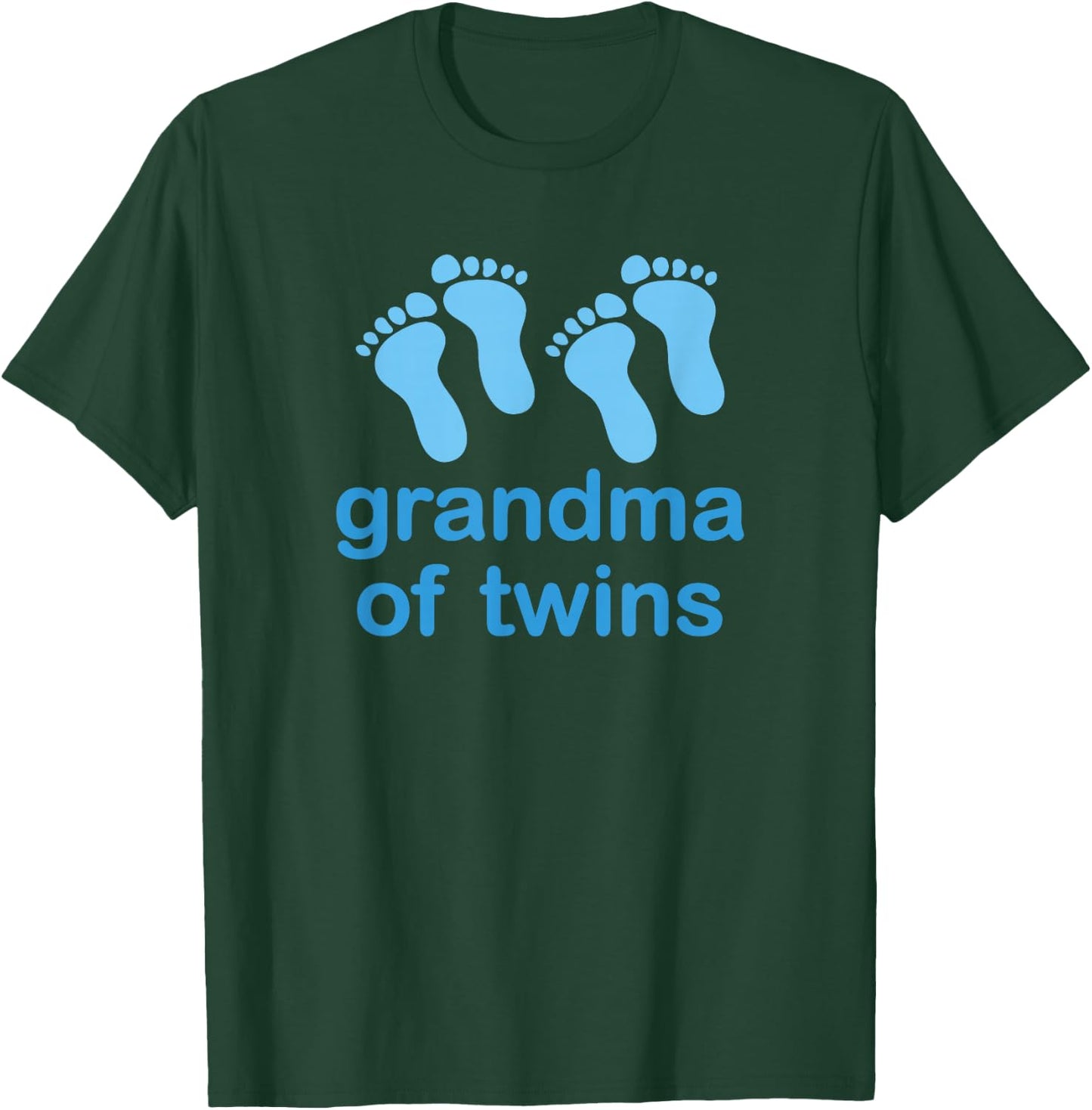 Grandma Of Twins Shirt New Grandmother T-Shirt - T-Shirt | Forest