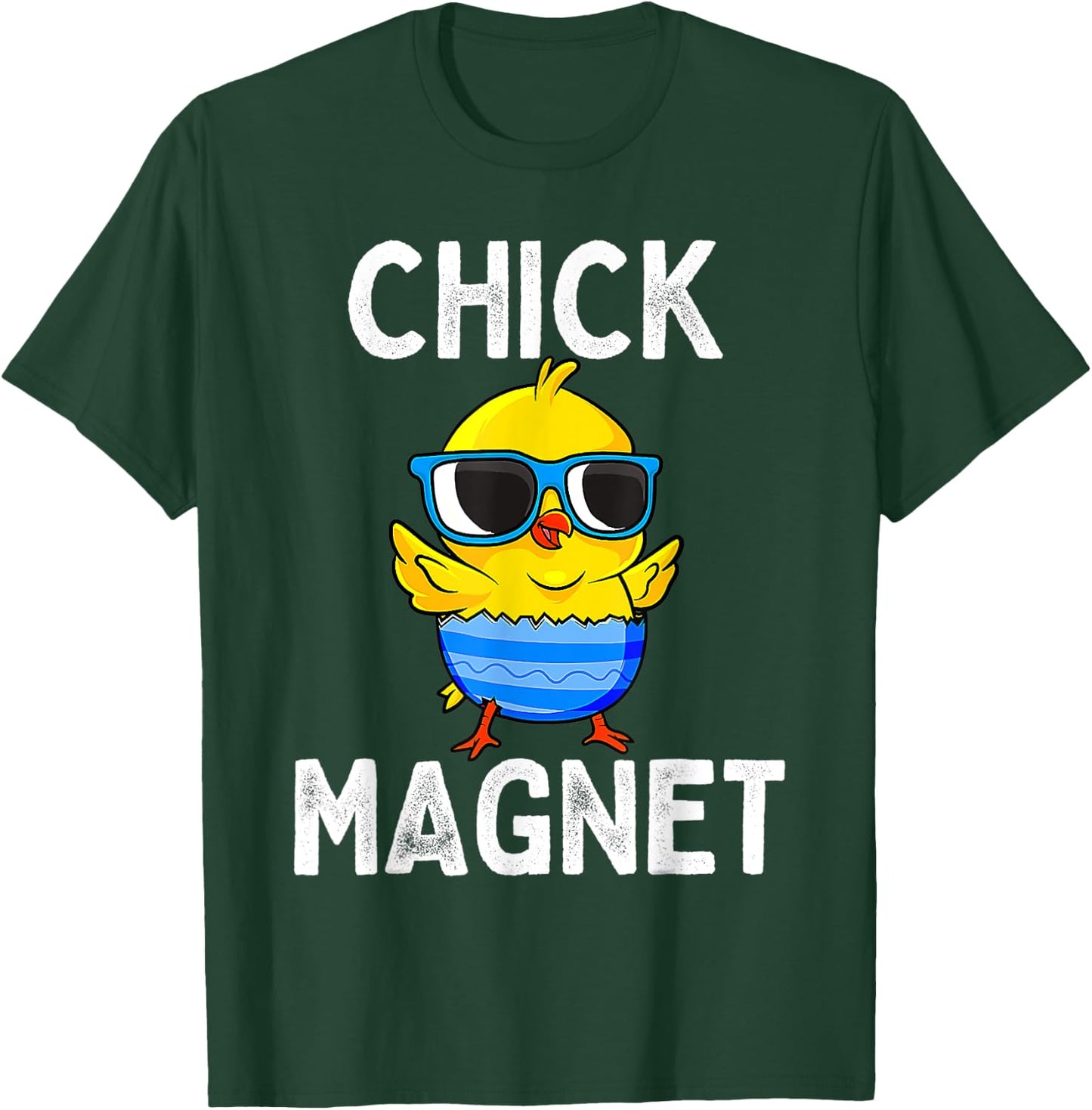 Chick Magnet Funny Easter Cute Baby Chicken Lover Kids Boys T-Shirt - T-Shirt | Forest