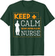 Keep Calm My Sister Is A Nurse Stethoscope Nursing Student T-Shirt - T-Shirt | Forest