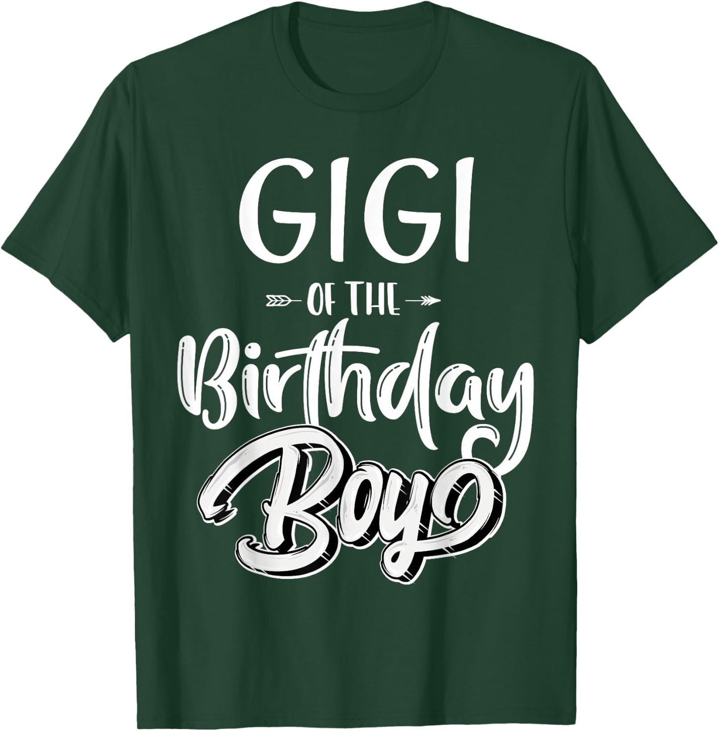 Gigi of The Birthday Boy Family Matching Party Grandma Women T-Shirt - T-Shirt | Forest