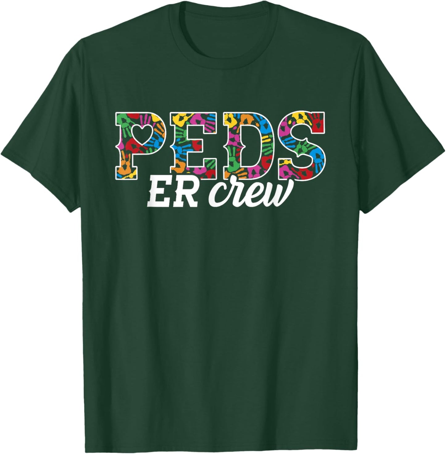 PEDS Emergency Room Doctor - PEDS ED RN Pediatric ER Nurse T-Shirt - T-Shirt | Forest