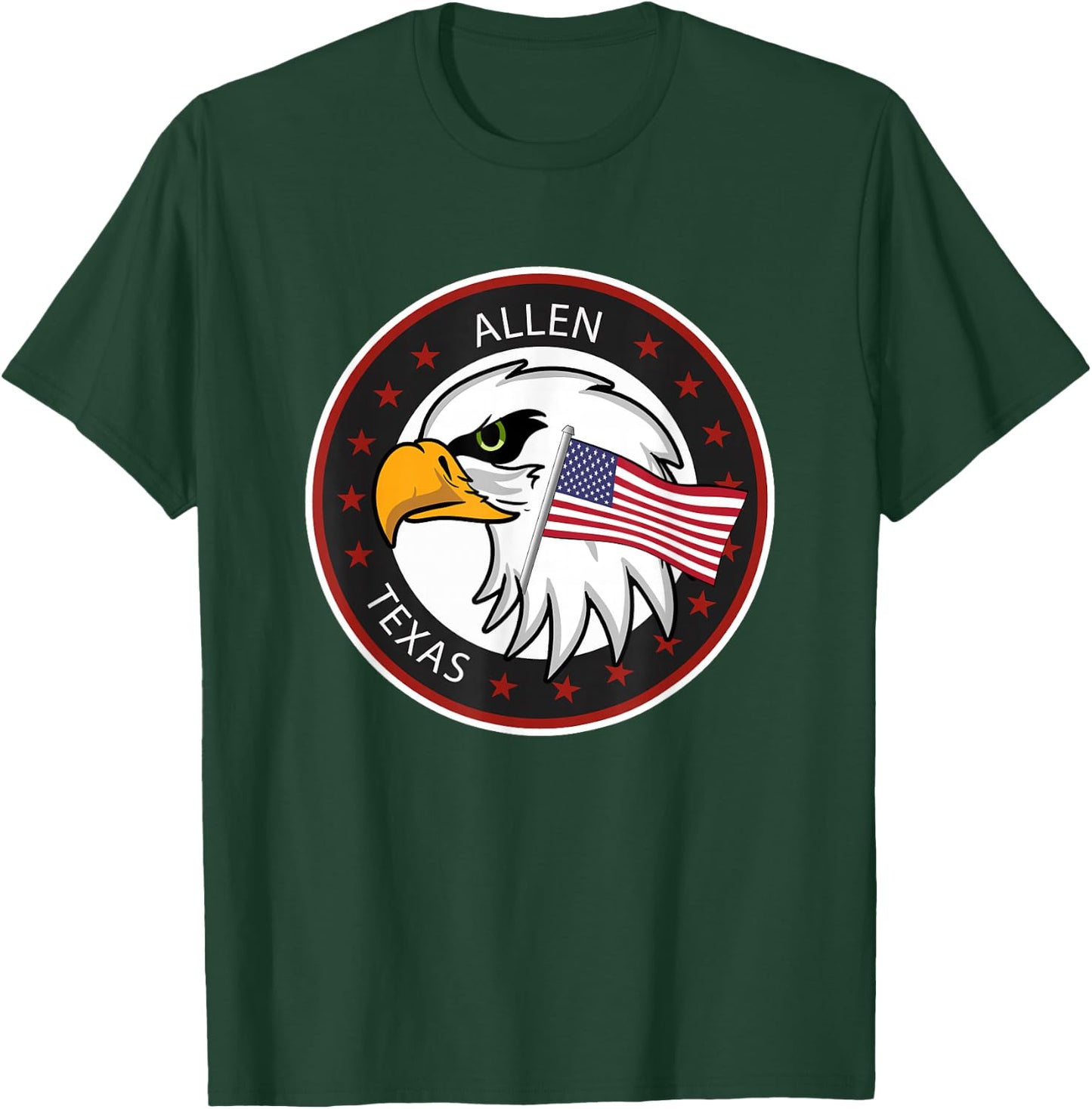 Allen TX Texas T-Shirt - T-Shirt | Forest