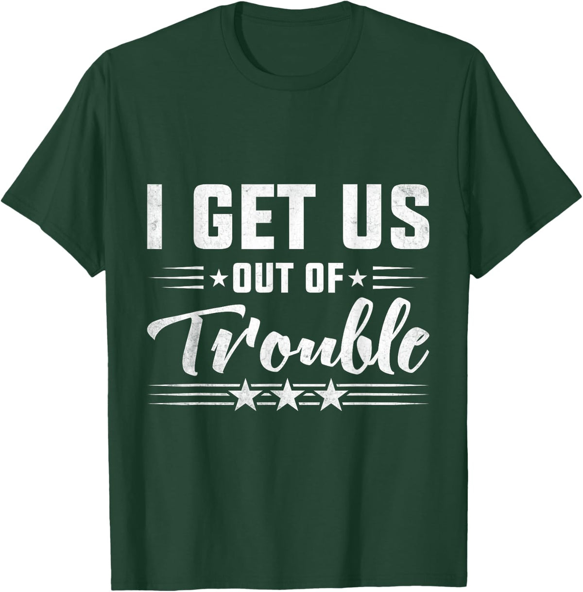Best Friend Troublemaker I Get Us Out Of Trouble T-Shirt - T-Shirt | Forest