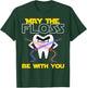 May The Floss Be With You | Funny Dentist Men Women Gift T-Shirt - T-Shirt | Forest