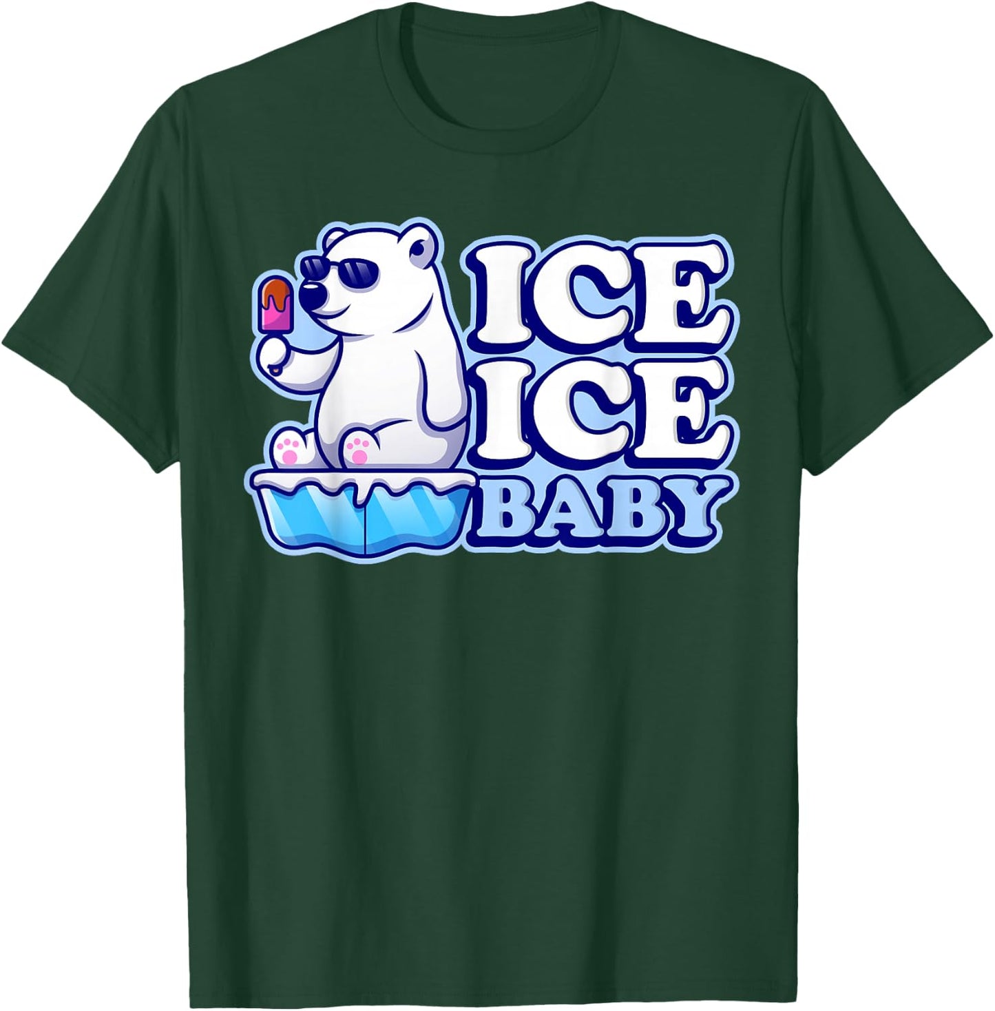 Ice Ice Baby Polar Bears T-Shirt - T-Shirt | Forest