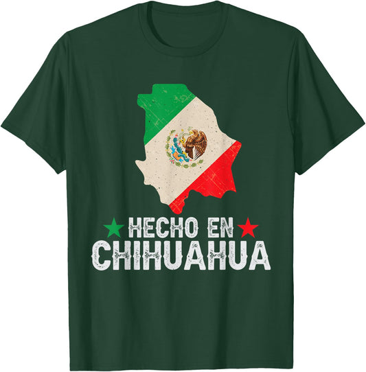 Hecho en Chihuahua Mexico - Proud Mexican State T-Shirt - T-Shirt | Forest