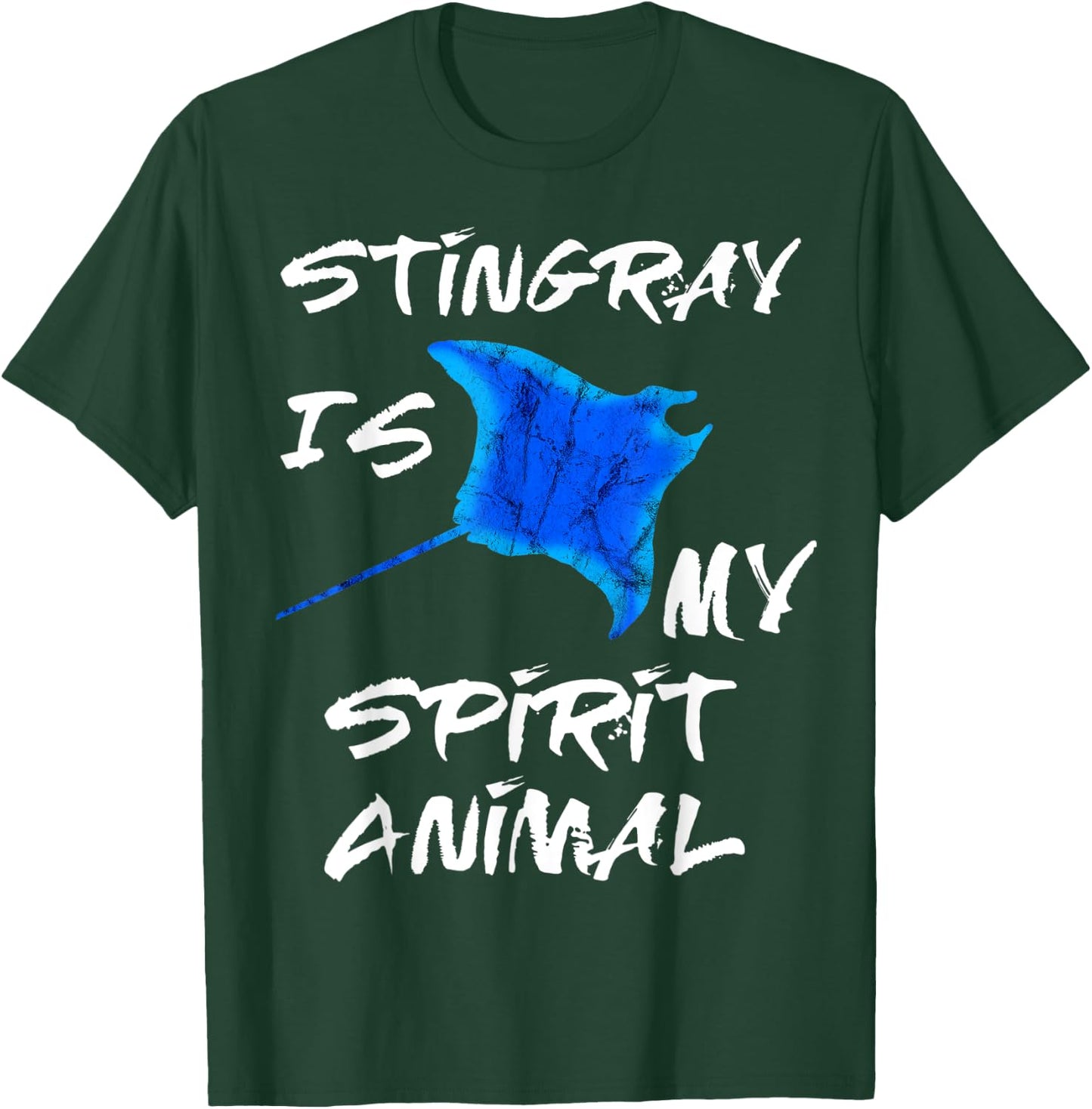 Stingray Is My Spirit Animal Manta Ray Sea Creatures T-Shirt - T-Shirt | Forest