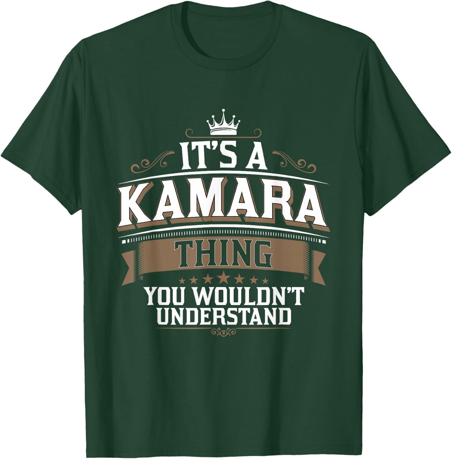 EWD It's a Kamara Thing You Wouldn't Understand Kamara T-Shirt - T-Shirt | Forest