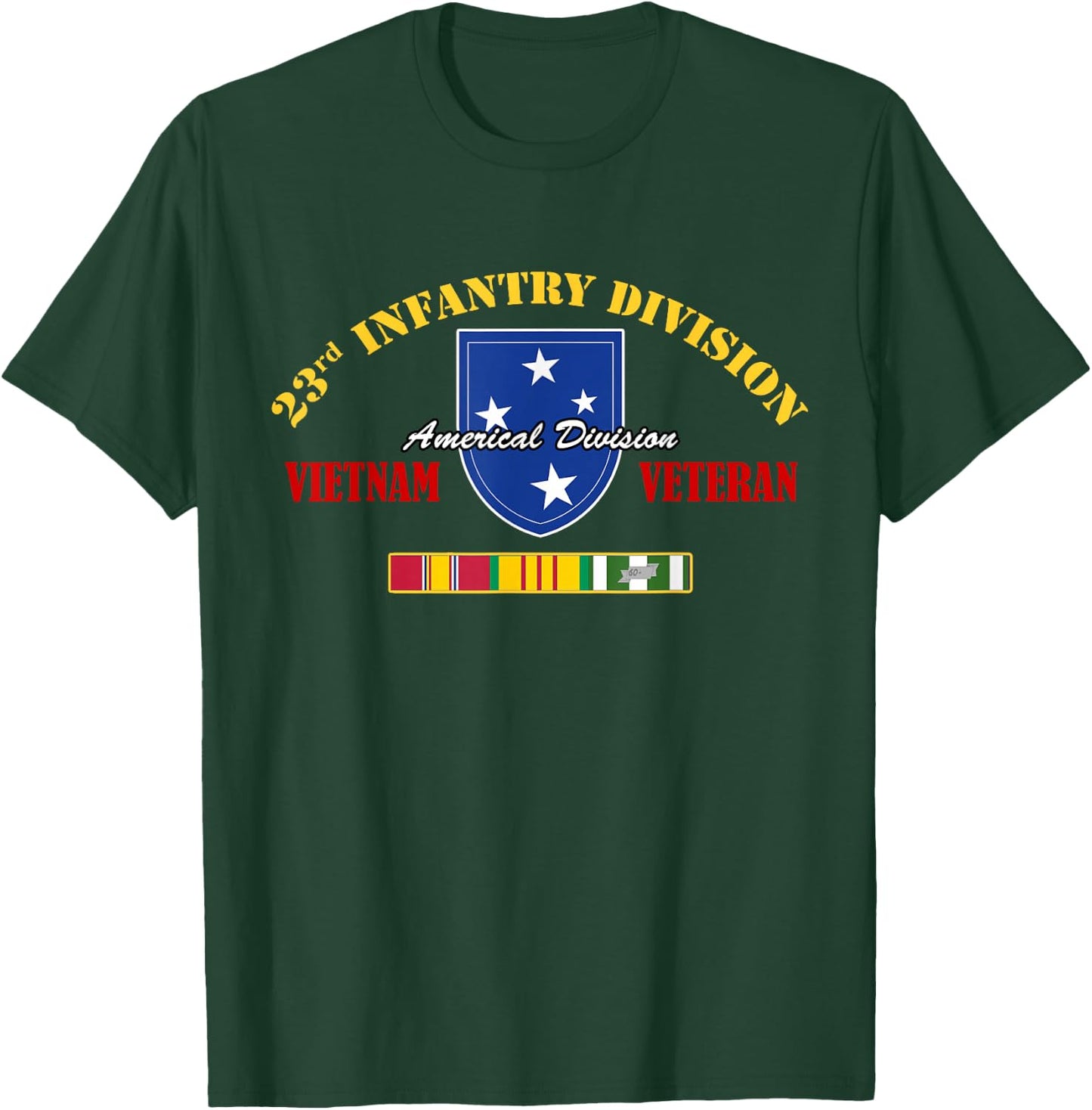 23RD INFANTRY DIVISION Vietnam Veteran T-Shirt - T-Shirt | Forest