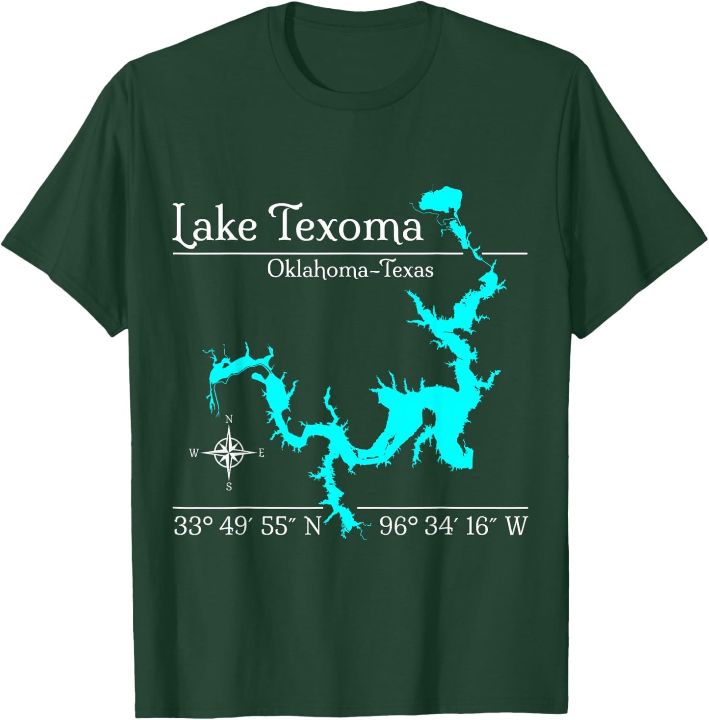 Texoma, Oklahoma - Texas T-Shirt - T-Shirt | Forest