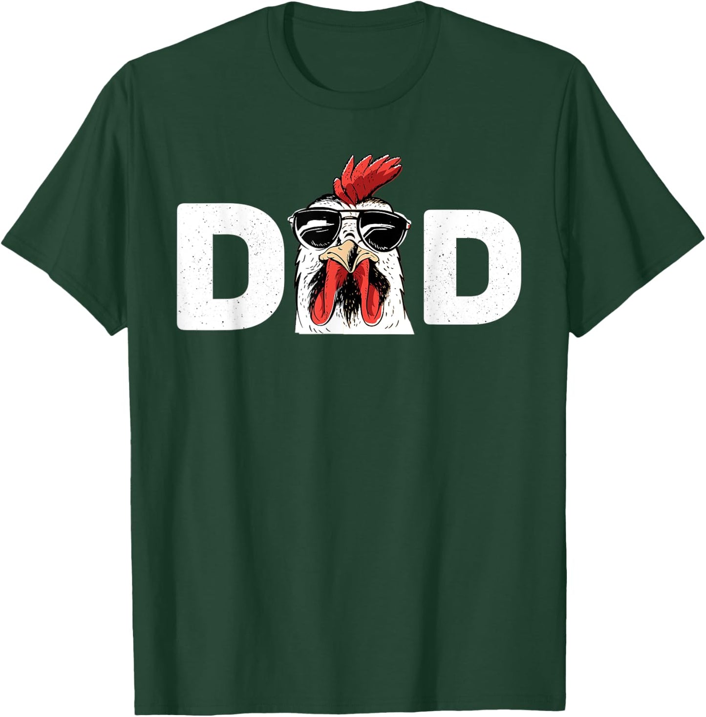 Chicken Daddy Chicken Dad Farmer Poultry Farmer T-Shirt - T-Shirt | Forest