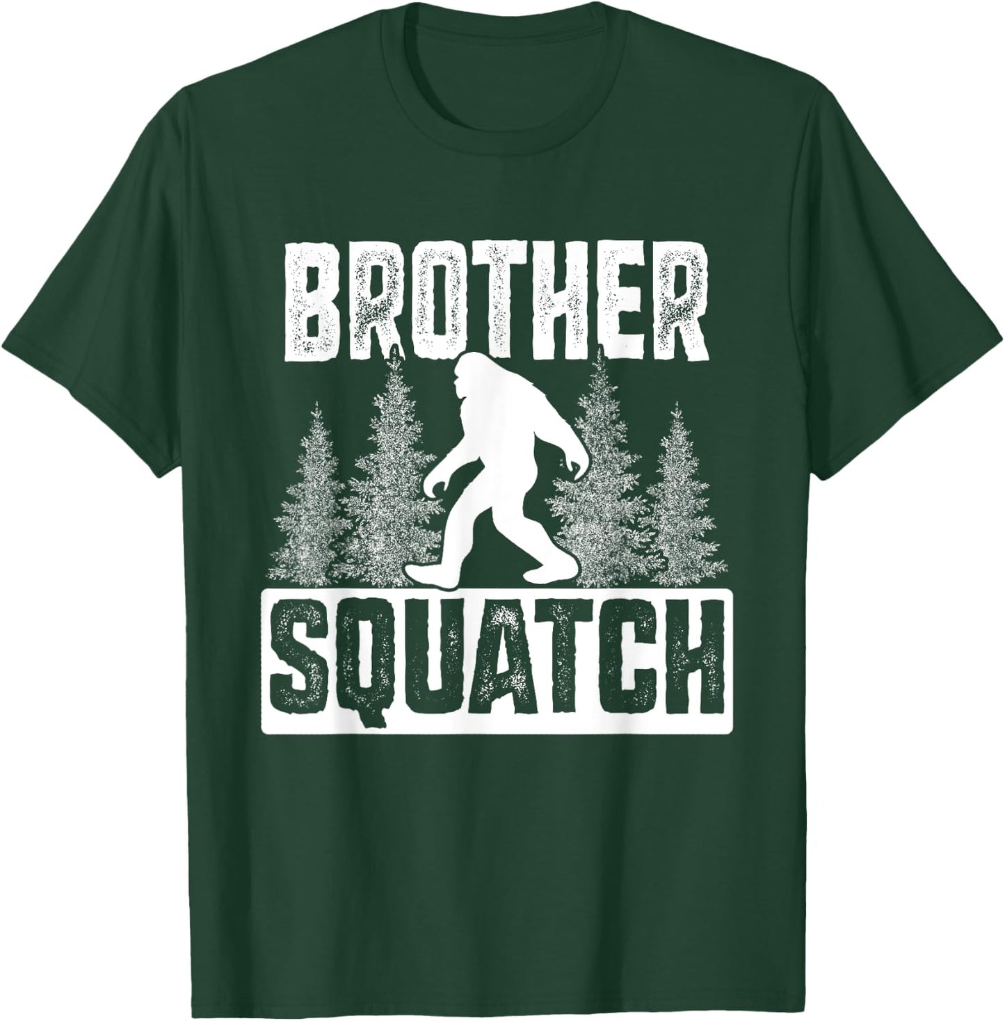 Squatchy Matching Family Bigfoot Shirts Brother Squatch T-Shirt - T-Shirt | Forest
