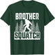 Squatchy Matching Family Bigfoot Shirts Brother Squatch T-Shirt - T-Shirt | Forest