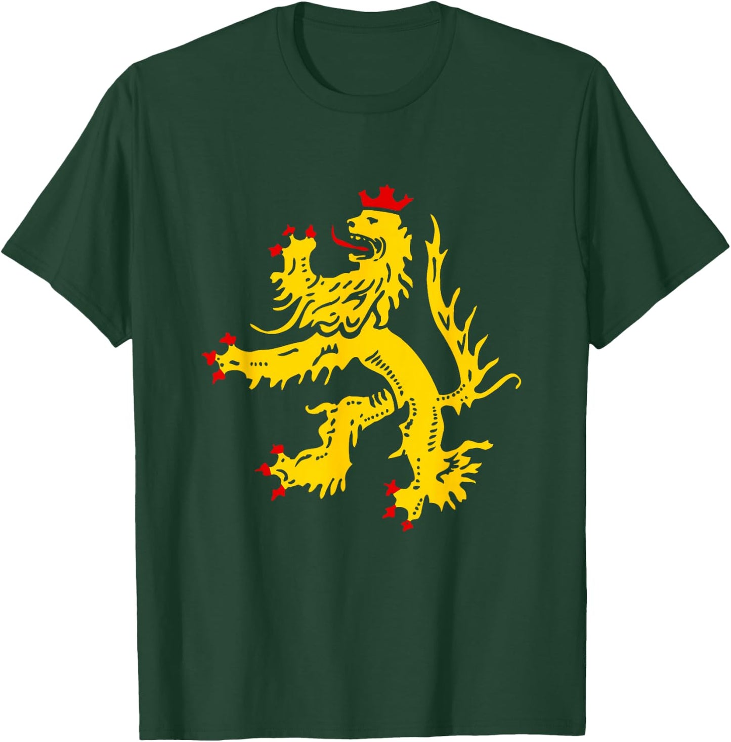 Golden Lion of Bavaria Bavarian Coat of Arms Insignia T-Shirt - T-Shirt | Forest