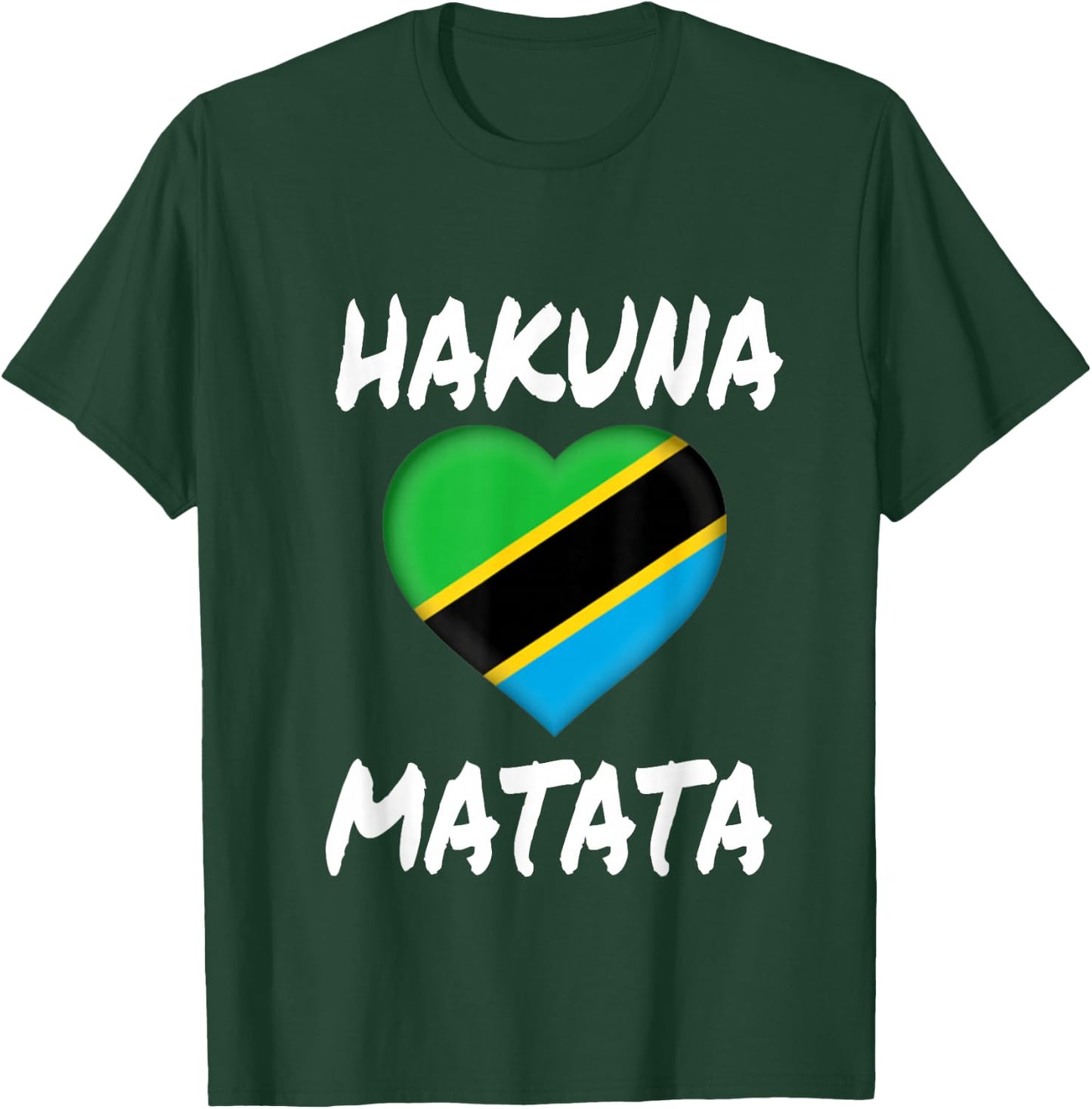 Tanzania Flag Shirt Funny graphic Flag Gift T-Shirt - T-Shirt | Forest