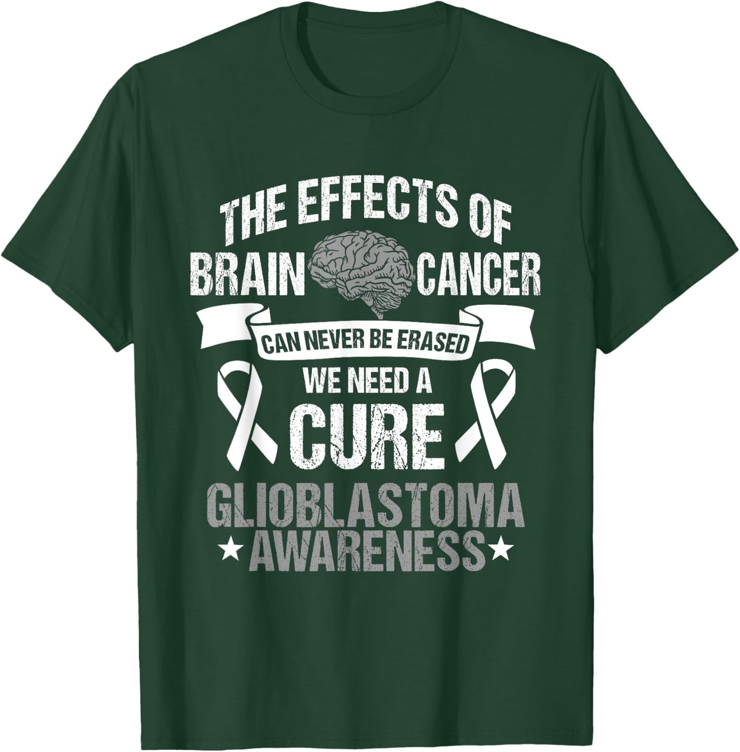 Glioblastoma Multiforme GBM Survivor Astrocytoma Brain Tumor T-Shirt - T-Shirt | Forest