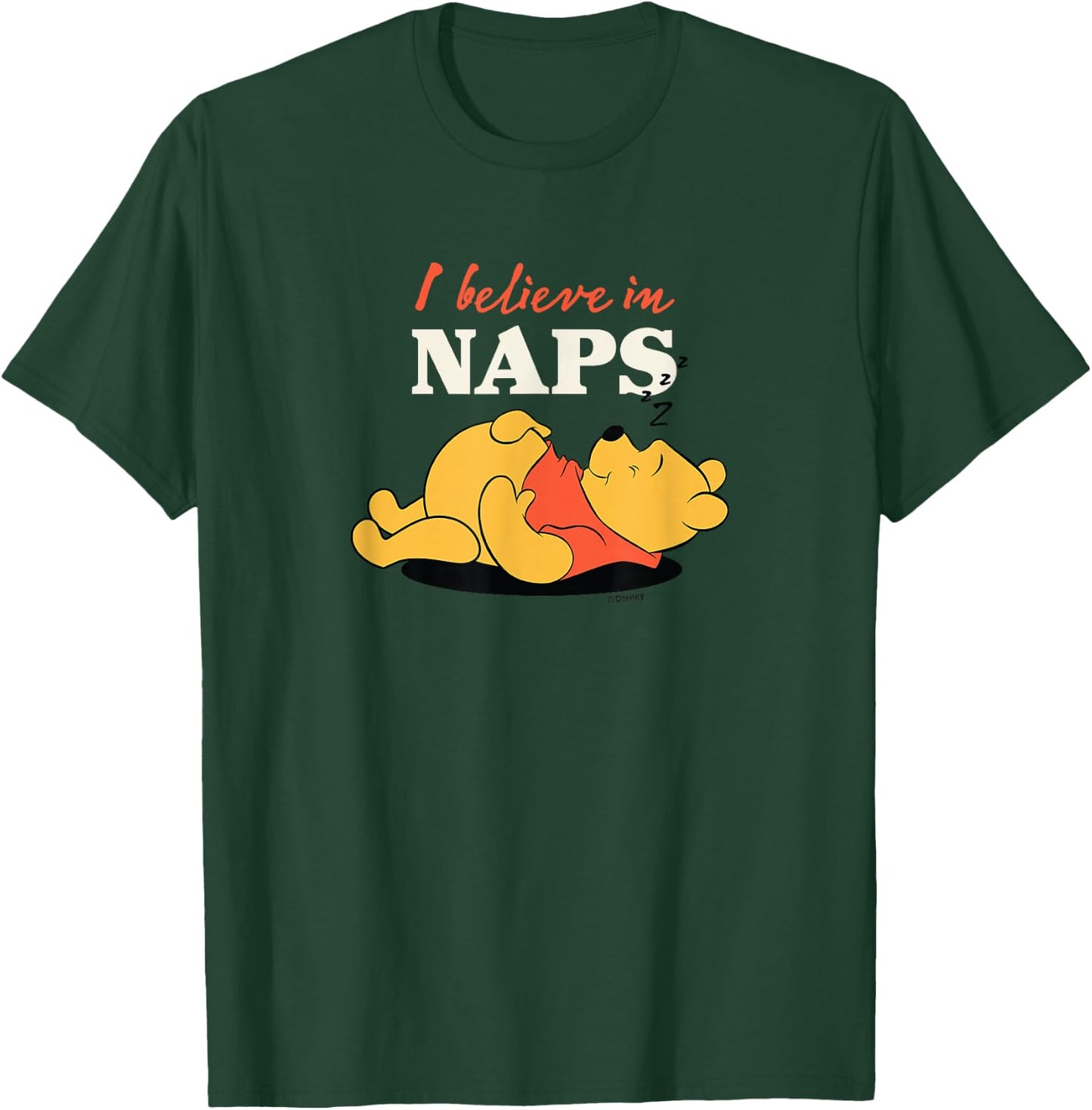 Winnie the Pooh - I Believe in Naps T-Shirt - T-Shirt | Forest