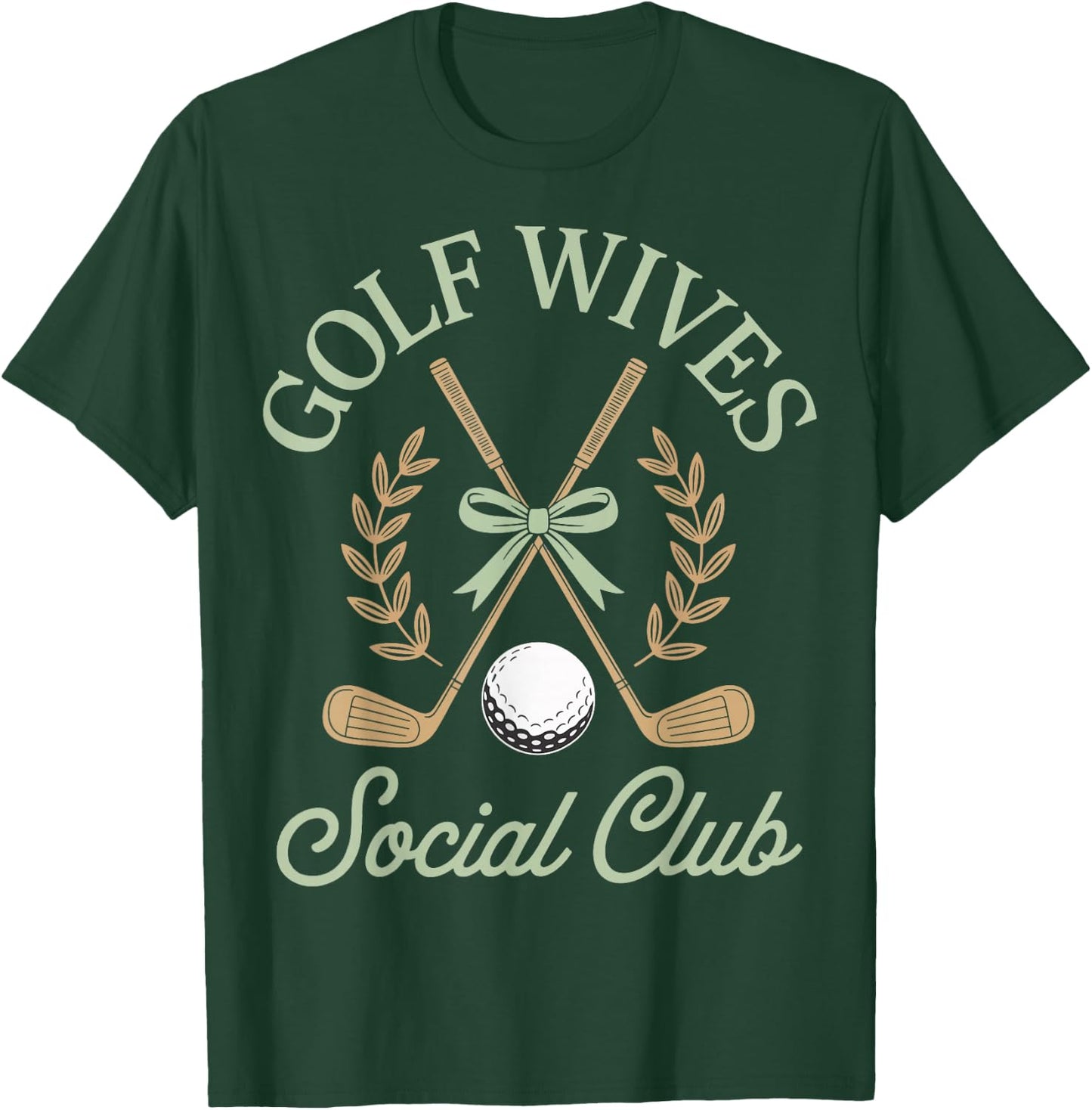 Golf Wives Social Club T-Shirt - T-Shirt | Forest