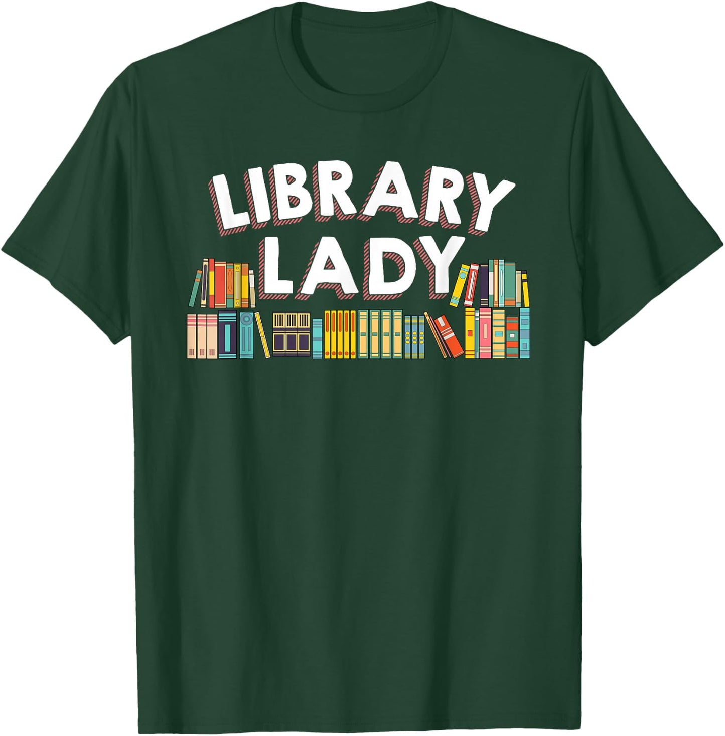 Cool Librarian Themed Art Library Worker Assistant T-Shirt - T-Shirt | Forest