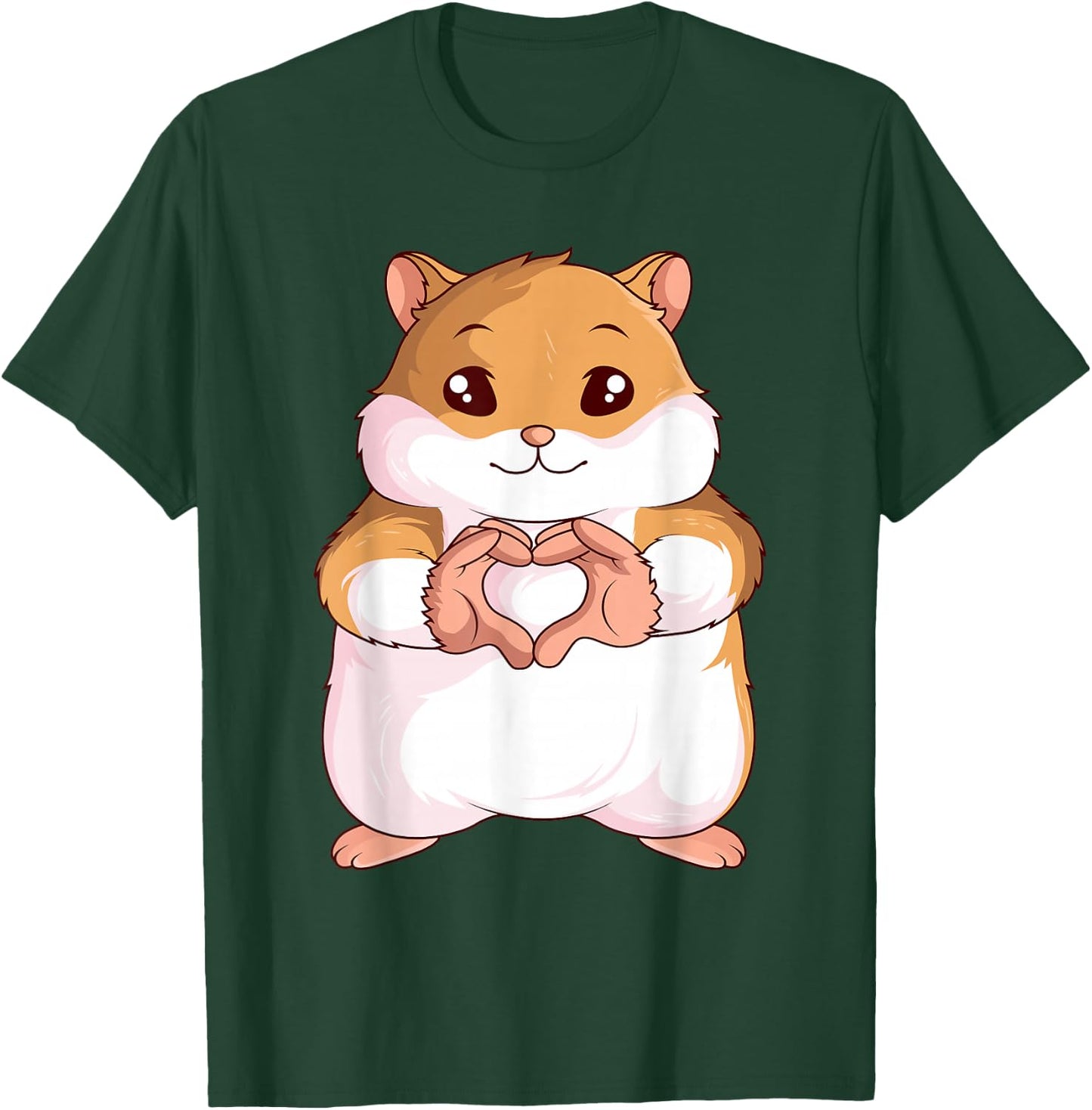 Hamster Lovers Girls Ladies T-Shirt - T-Shirt | Forest