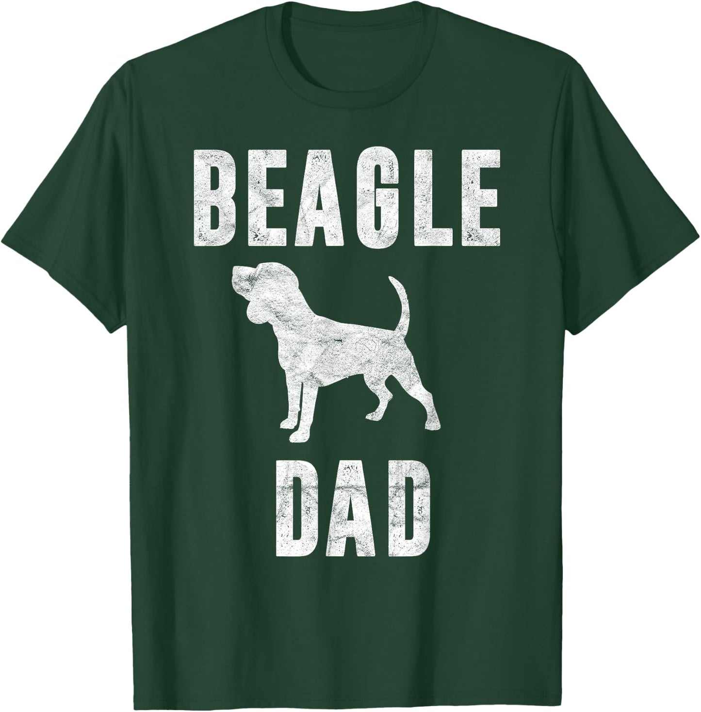 Vintage Beagle Dad Dog Daddy Beagle Father T-Shirt - T-Shirt | Forest