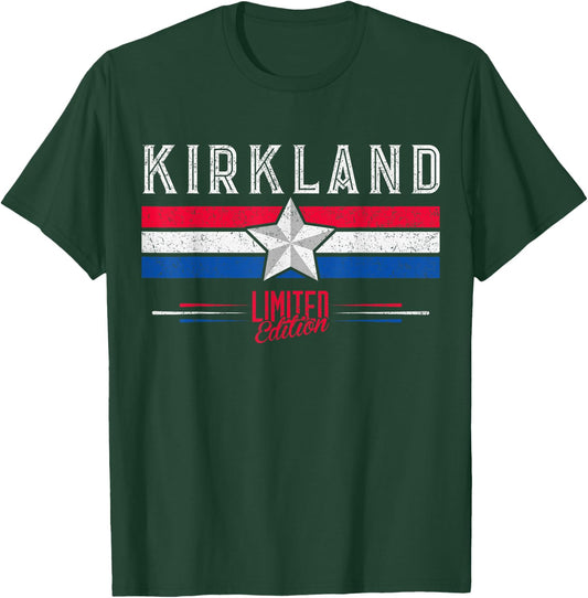 Kirkland Retro Vintage Shirt Gift Women Men Kids T-Shirt - T-Shirt | Forest