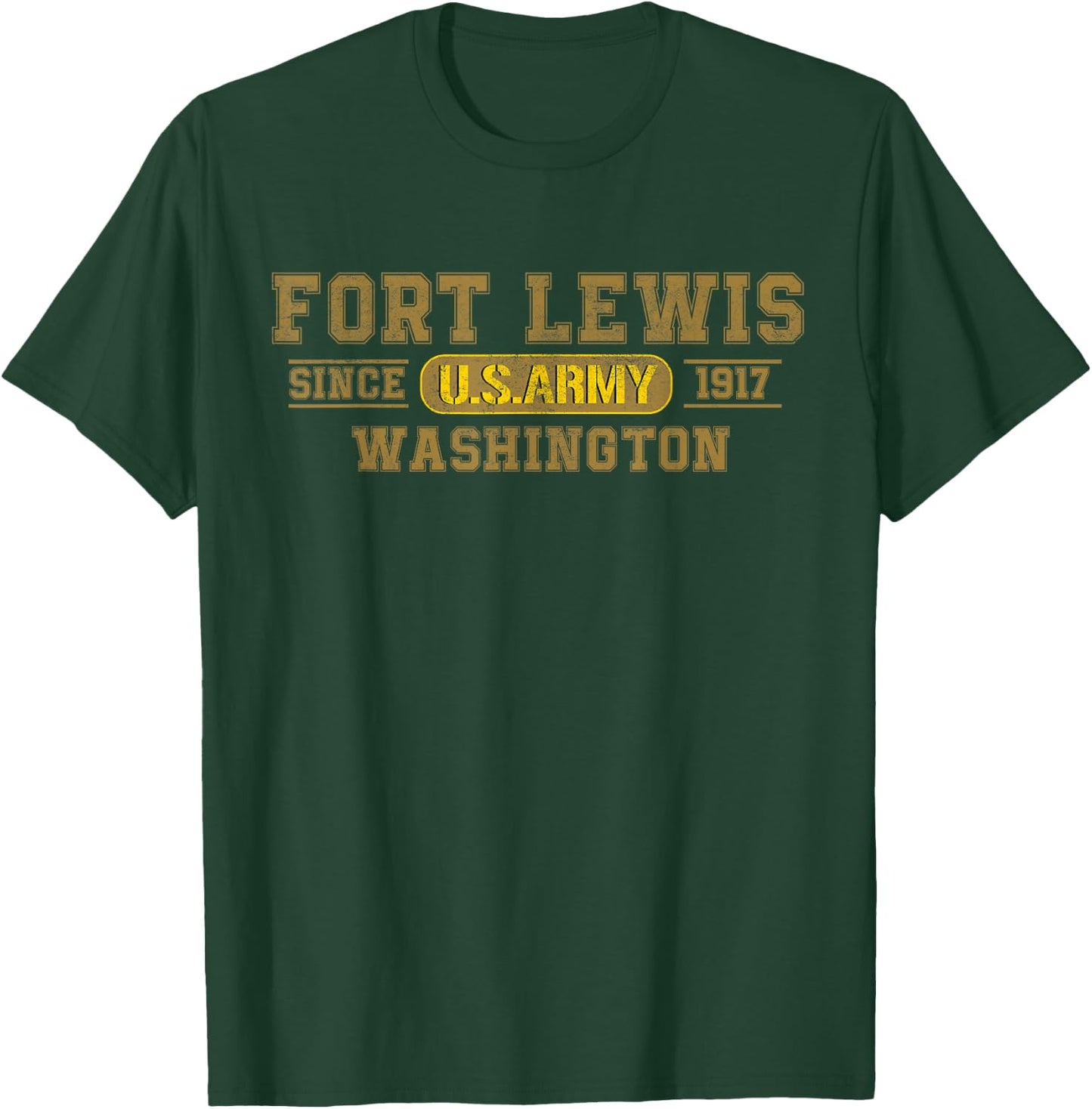 Veterans Fort Lewis Washington WA Army Soldiers T-Shirt - T-Shirt | Forest