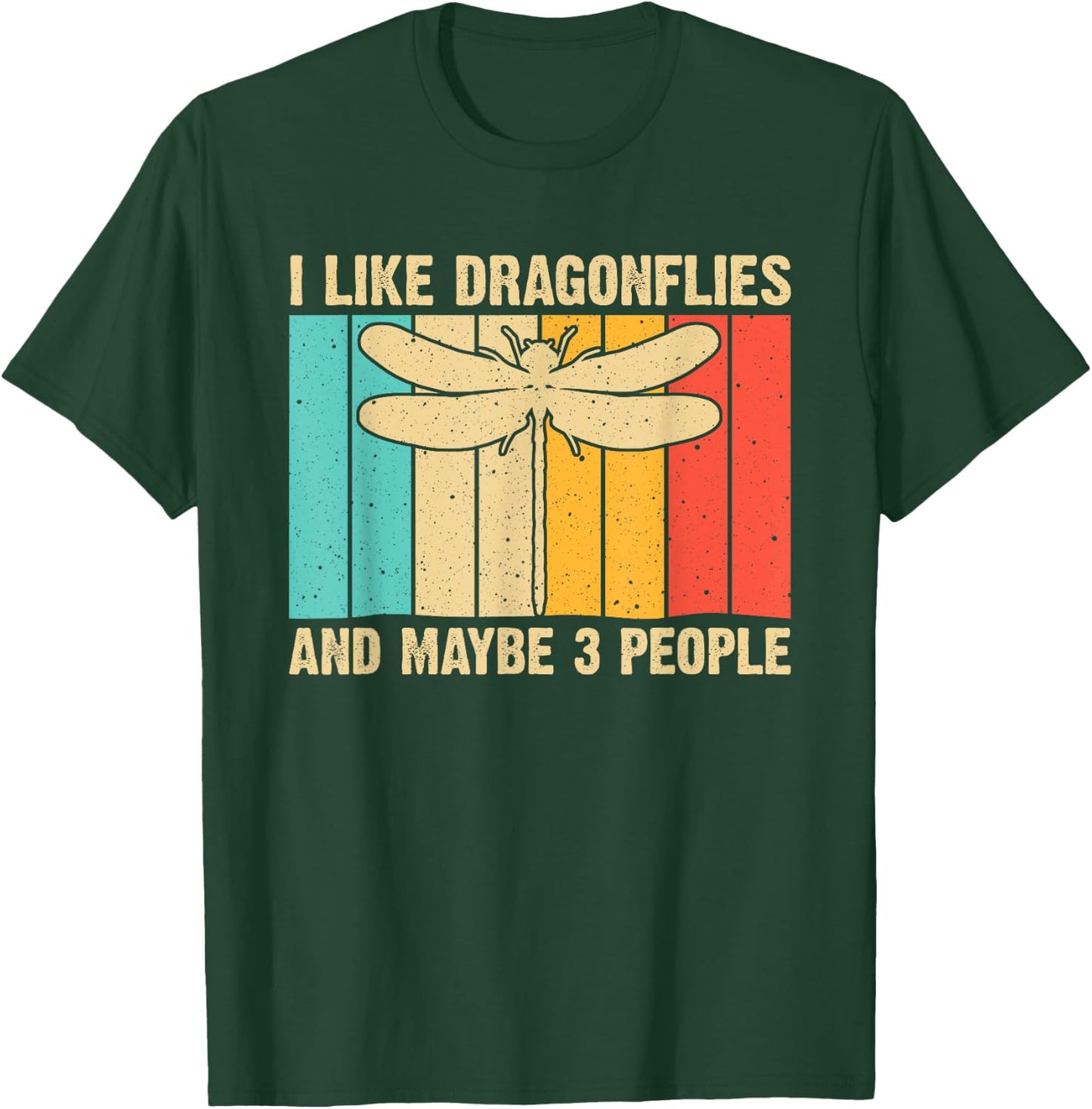 Funny Dragonfly Design For Kids Men Women Dragonfly Lovers T-Shirt - T-Shirt | Forest