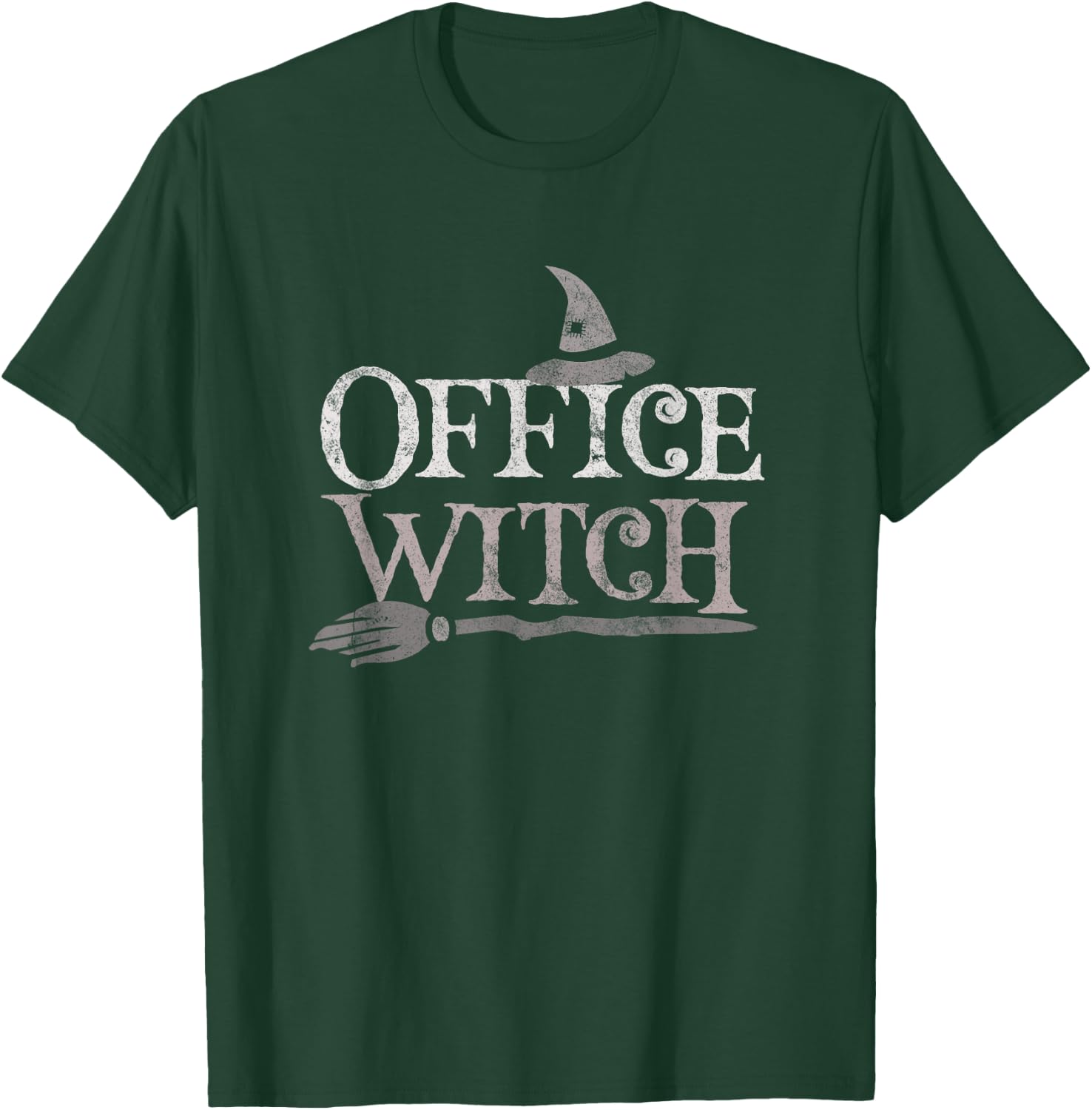 School Secretary OFFICE WITCH Admin Assistant Squad Intern T-Shirt - T-Shirt | Forest