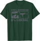 100% American 0% Liberal 2nd Amendment AR15 Rifle Funny Gun T-Shirt - T-Shirt | Forest