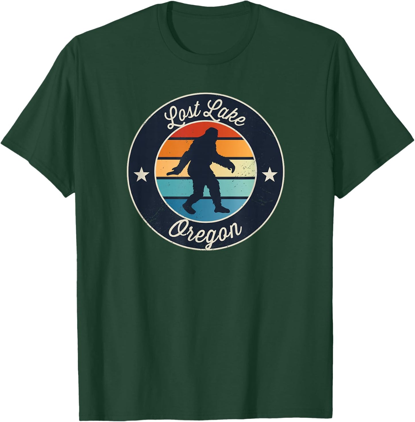Lost Lake Oregon Sasquatch Souvenir T-Shirt - T-Shirt | Forest