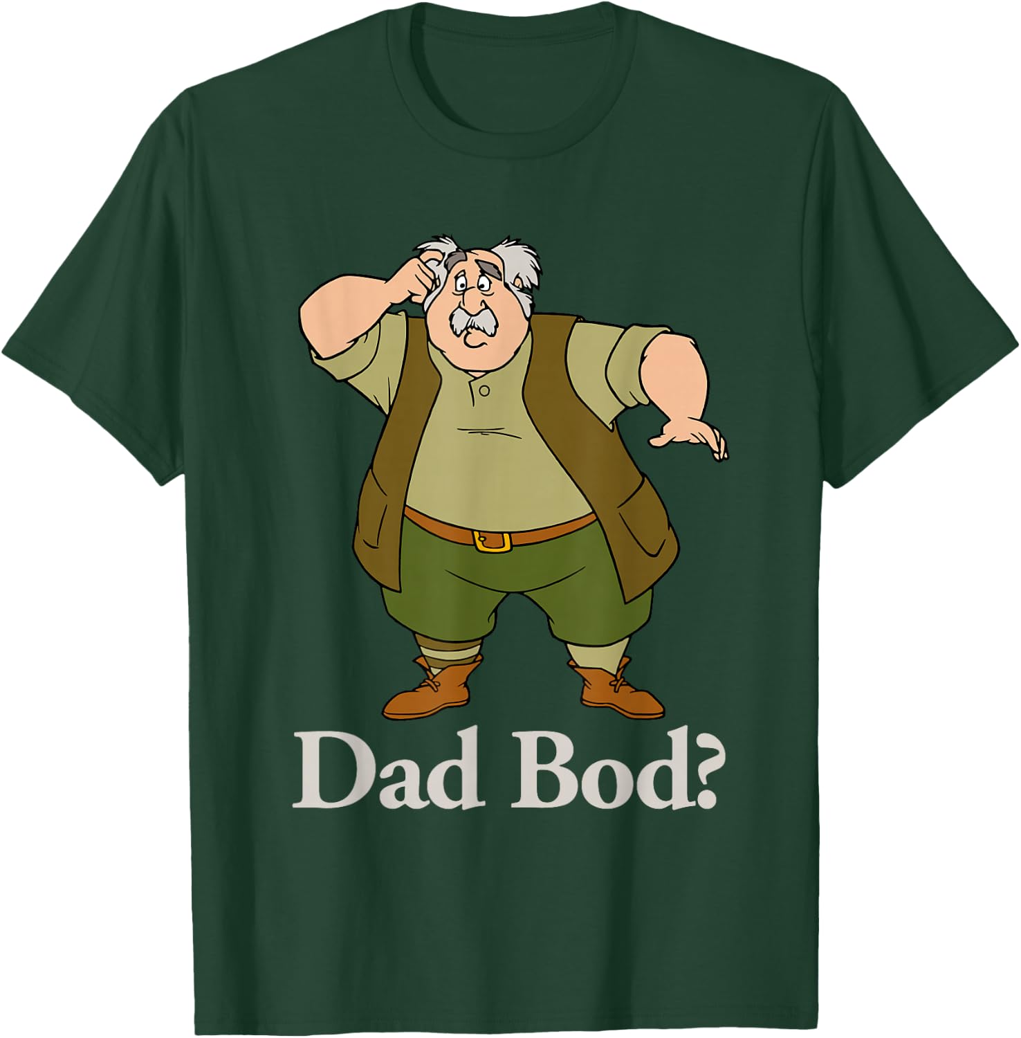 Disney Beauty and The Beast Maurice Dad BOD Small T-Shirt - T-Shirt | Forest