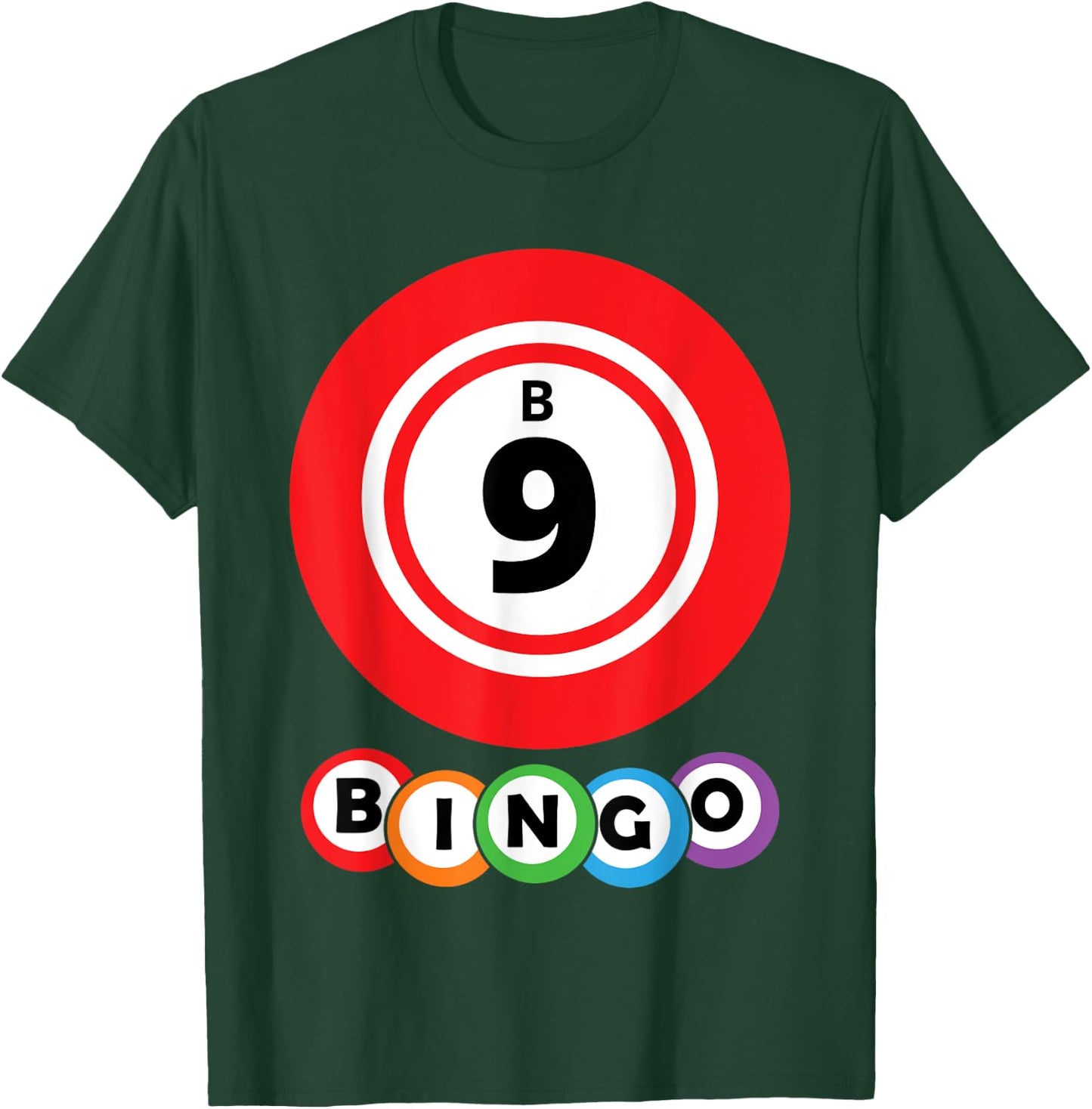 Lucky Bingo B9 Group Bingo Costume T-Shirt - T-Shirt | Forest