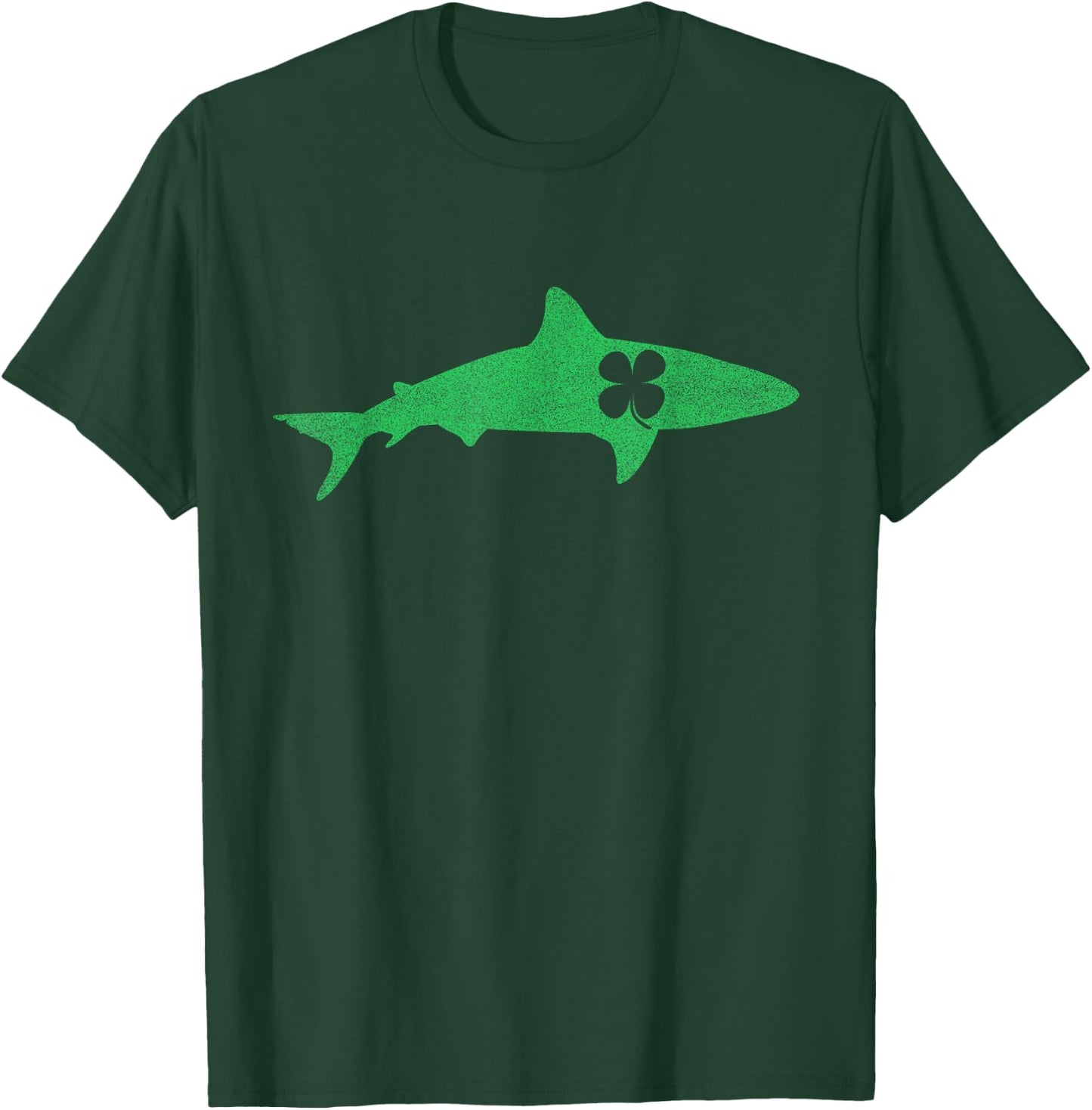 Shark Shamrock St. Patrick's Day Gift Irish Saint Paddy's T-Shirt - T-Shirt | Forest