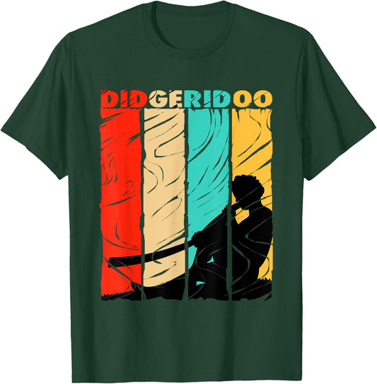 Retro Didgeridoo T-Shirt - T-Shirt | Forest