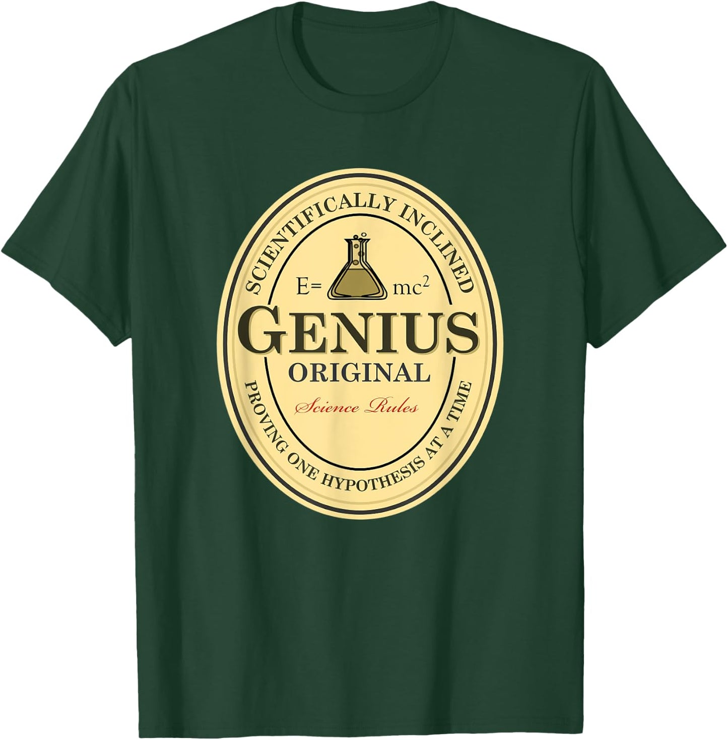 Funny Math Genius Beer Driinker Nerdy Saint Patricks Pi Day T-Shirt - T-Shirt | Forest