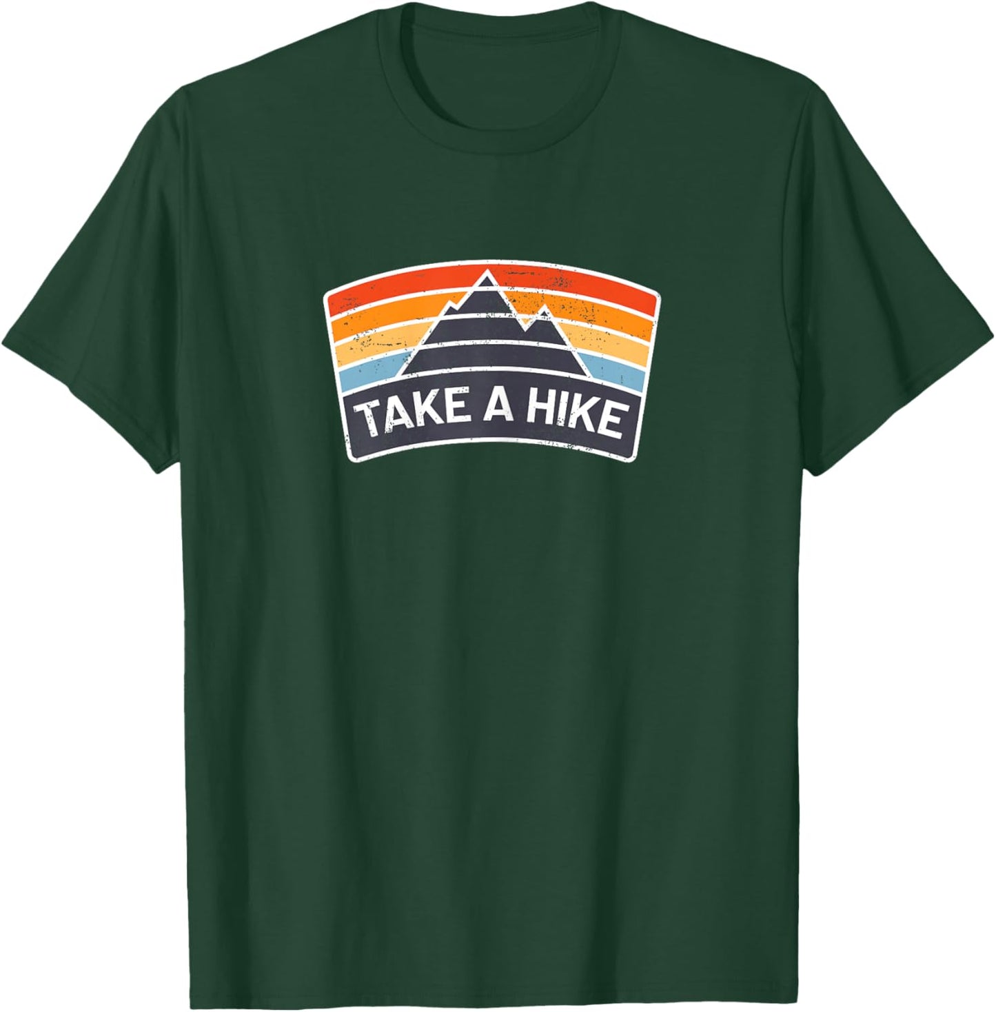 Retro Hiker Outdoors Lover Nature Hiking Take A Hike T-Shirt - T-Shirt | Forest