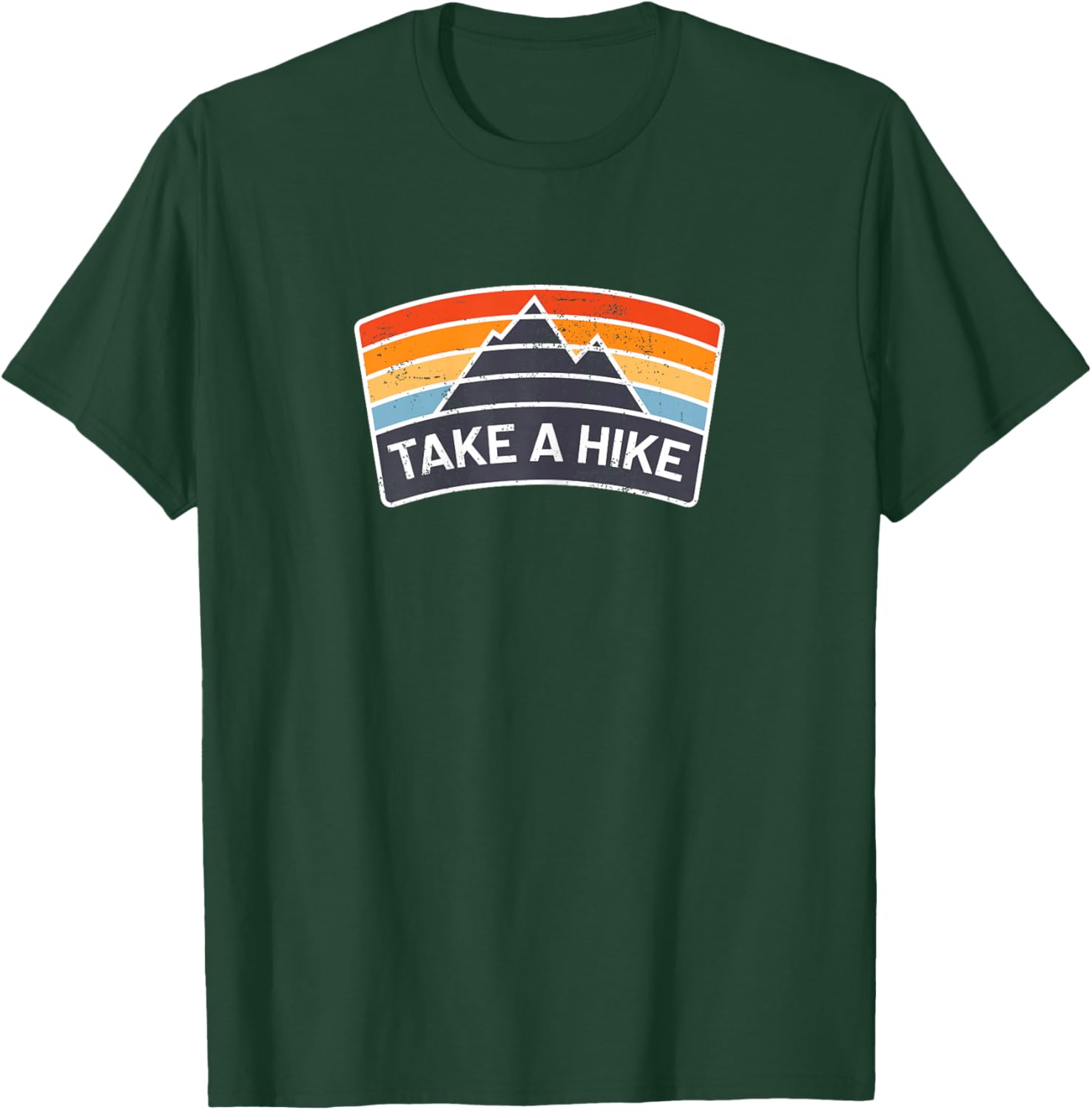 Retro Hiker Outdoors Lover Nature Hiking Take A Hike T-Shirt - T-Shirt | Forest