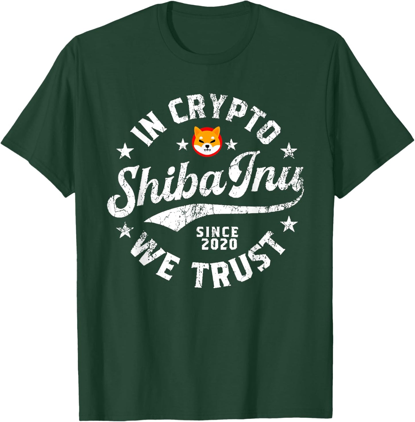 Shiba Inu Coin In Crypto We Trust Token Crypto T-Shirt - T-Shirt | Forest