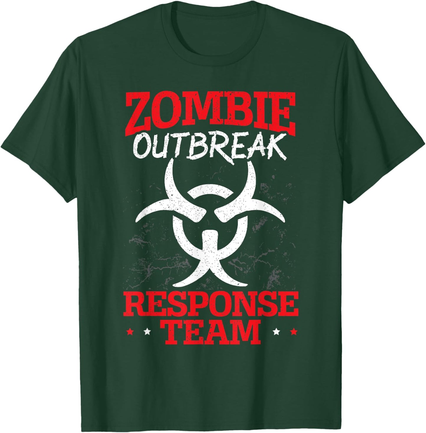 Zombie Outbreak Response Team Halloween Trick Or Treat T-Shirt - T-Shirt | Forest