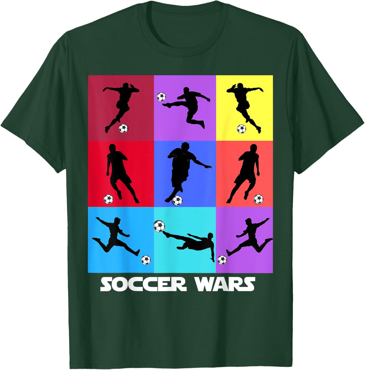 Soccer Wars - Spectacular Soccer Player T-Shirt - T-Shirt | Forest