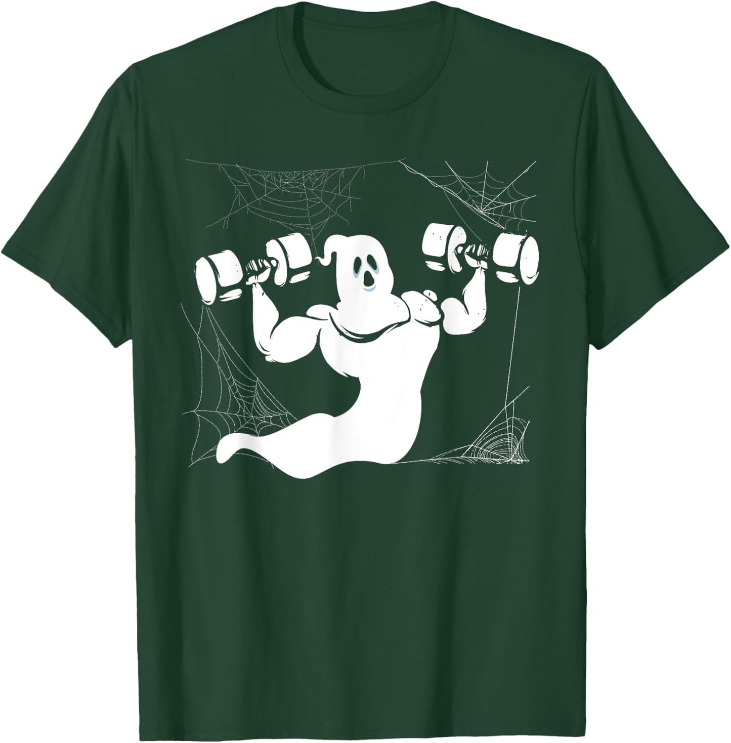 Halloween Weightlifting Gym Instructor Body Builder Fitness T-Shirt - T-Shirt | Forest