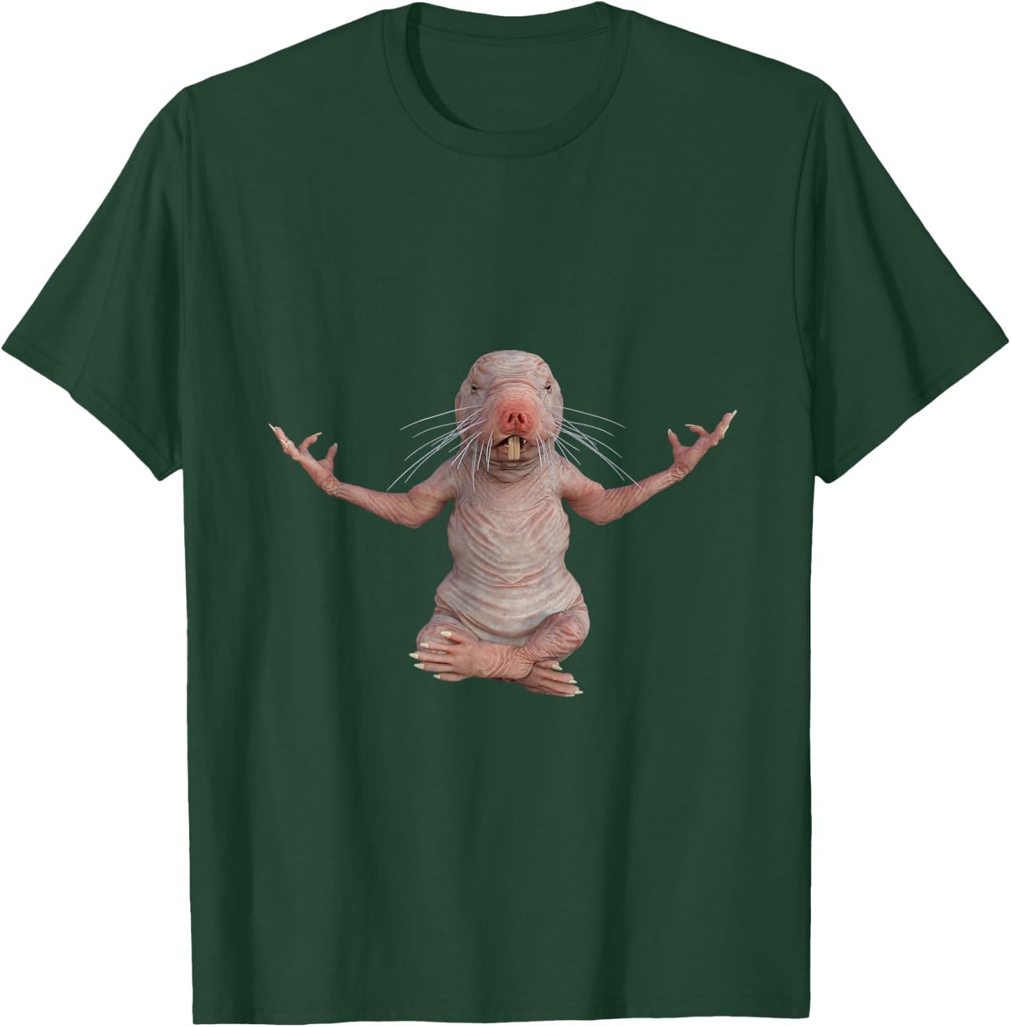I Just Really Like Naked Moles Ok? Funny Naked Mole Rat Yoga T-Shirt - T-Shirt | Forest