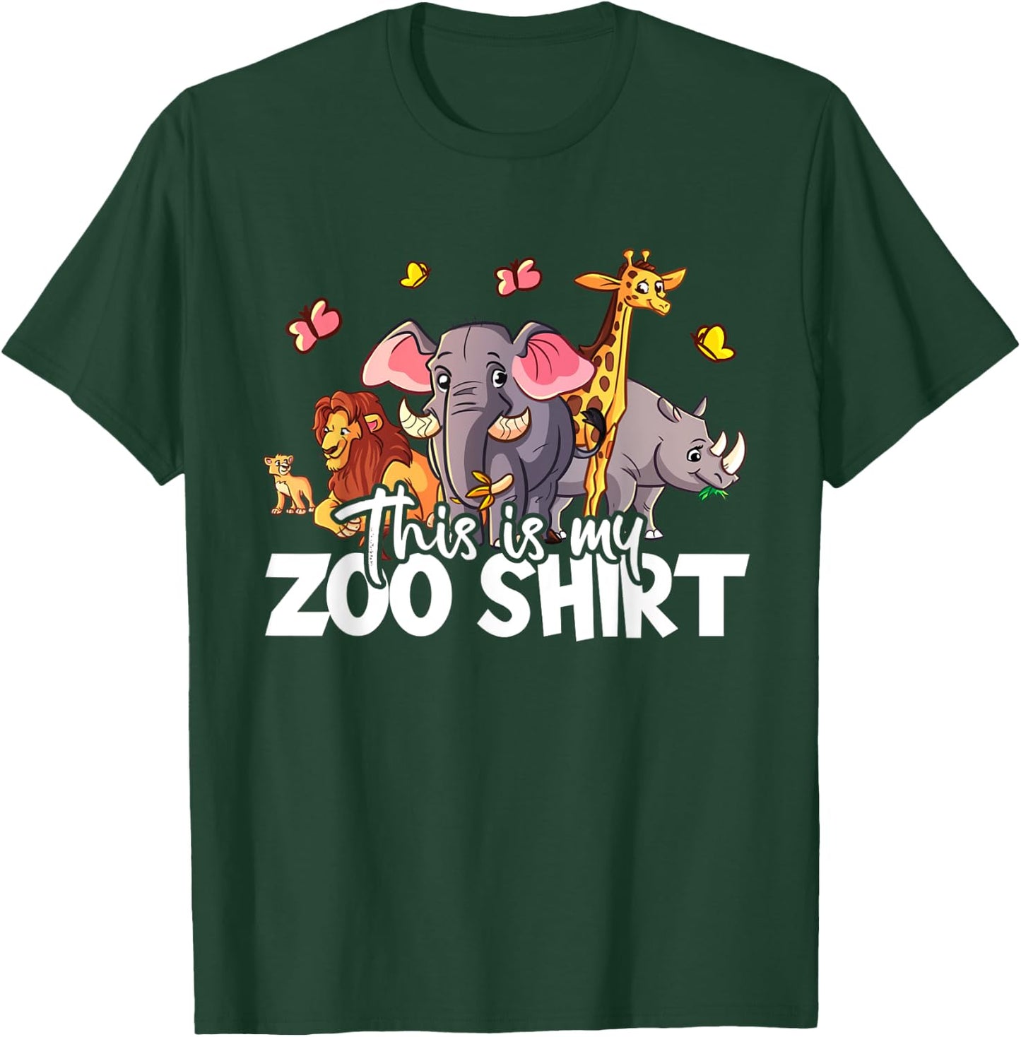This is my zoo shirt I First zoo trip girls boys toddler T-Shirt - T-Shirt | Forest