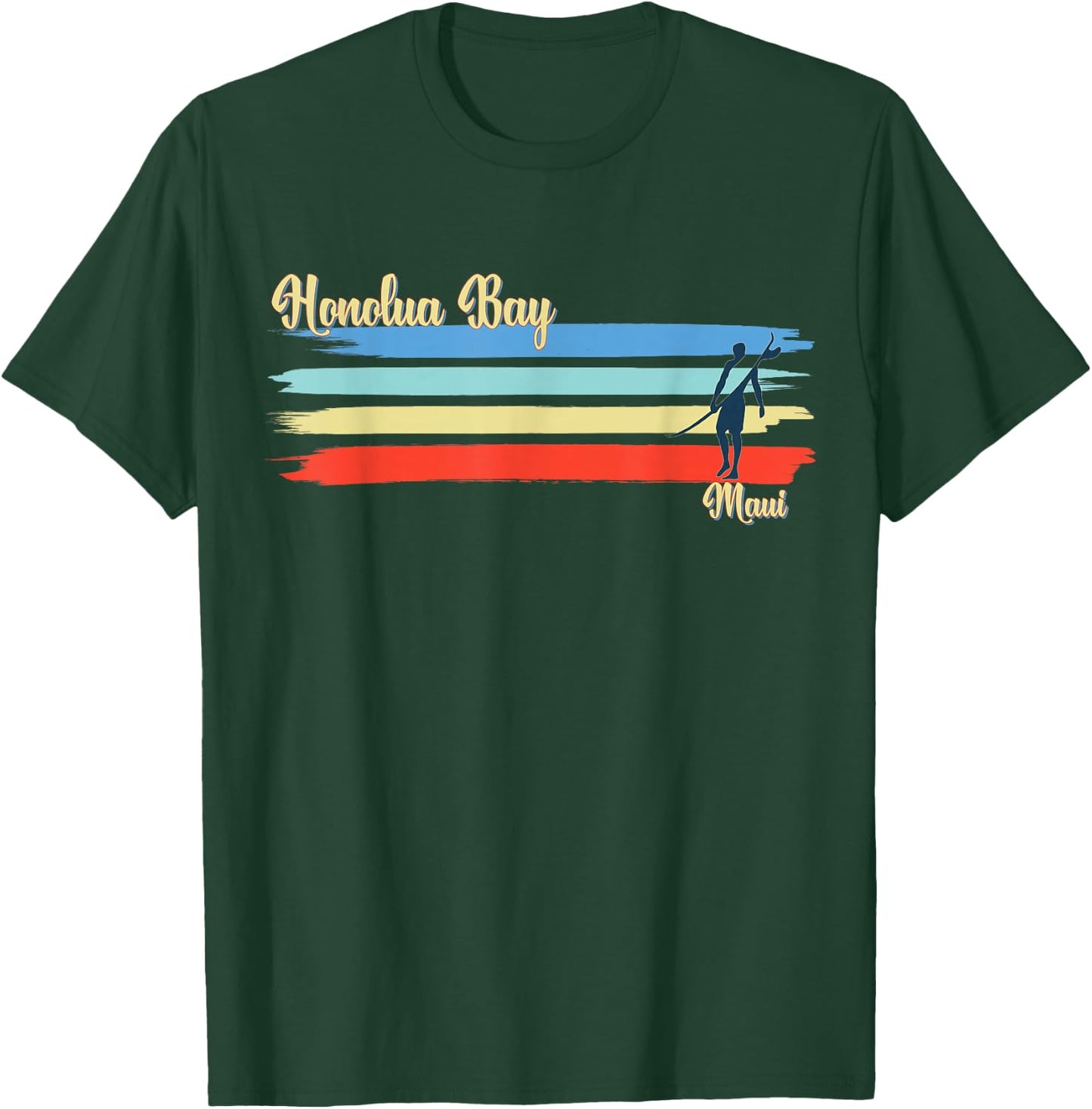 Honolua Bay Maui Hawaii Surfing Beach T-Shirt - T-Shirt | Forest