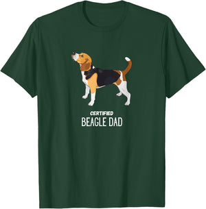 Certified beagle dad T-Shirt - T-Shirt | Forest