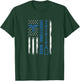 Correctional Nurse American Flag Nursing Healthcare Nurses T-Shirt - T-Shirt | Forest