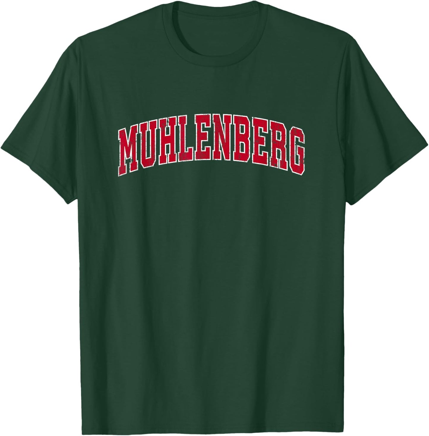 Muhlenberg Pennsylvania PA Vintage Sports Design Red Design T-Shirt - T-Shirt | Forest