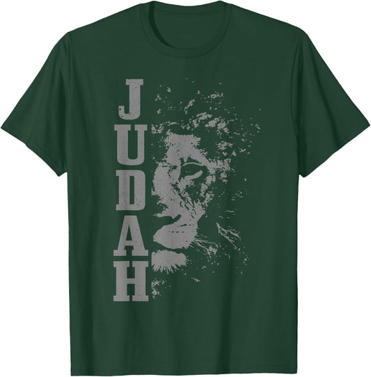 Judah Lion Lion Of Judah Israelite Vintage Reggae Hebrew T-Shirt - T-Shirt | Forest