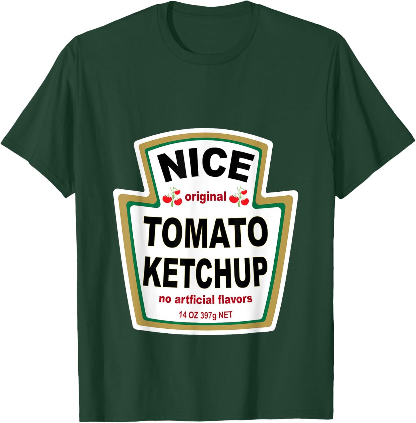 Ketchup Costume T Shirt Matching Mustard Mayo Relish Group T-Shirt - T-Shirt | Forest